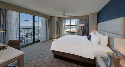 Hilton Virginia Beach Oceanfront Room Type - 1 K CORNER BEACHFRNT BLCNY