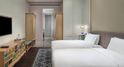 Sofitel Foshan Room Type - LUXURY ROOM, 2 Single Size Beds, Post-Modern Dcor Sofitel Foshan Room Type - LUXURY ROOM, 2 Single Size Beds, Post-Modern Dcor