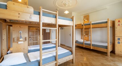 Backpackers Villa Sonnenhof - Hostel Interlaken Room Type - Female Jungfrau Dorm - 3 Bunk Beds
