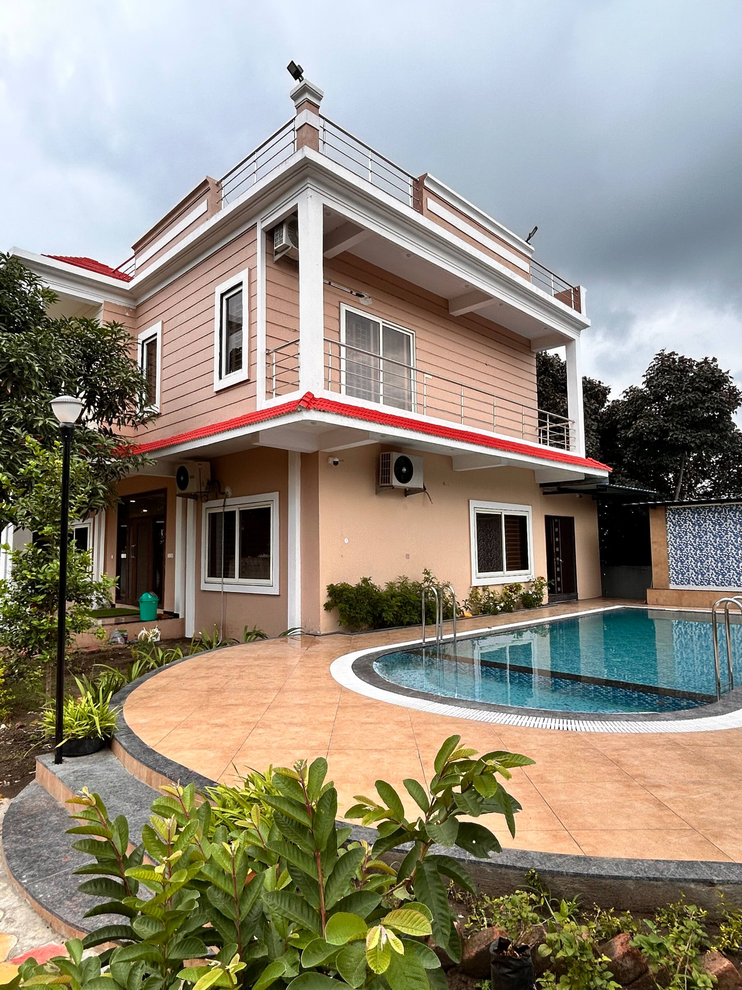 Andaz Royale 4BHK Villa With Private Pool Garden - Tap to explore photos