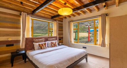 House on the Clouds, Spiti Room Type - Deluxe King with Village View