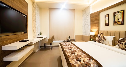 Ecotel Hotel Room Type - Club Room , 24 hrs checkin and checkout , 15 Percent discount on Food Bill Ecotel Hotel Room Type - Club Room , 24 hrs checkin and checkout , 15 Percent discount on Food Bill