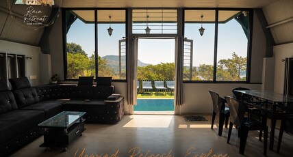 Rain Retreat | Glass Villa, Mountain & Dam Views Room Type - Rain Retreat | Glass Villa, Mountain & Dam Views