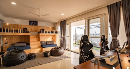 Zo House Bangalore (Koramangala) Room Type - 1 Bunk Bed | Premium 4 Bed Mixed Dorm (with Terrace balcony) | Shared En-suite Washroom Zo House Bangalore (Koramangala) Room Type - 1 Bunk Bed | Premium 4 Bed Mixed Dorm (with Terrace balcony) | Shared En-suite Washroom