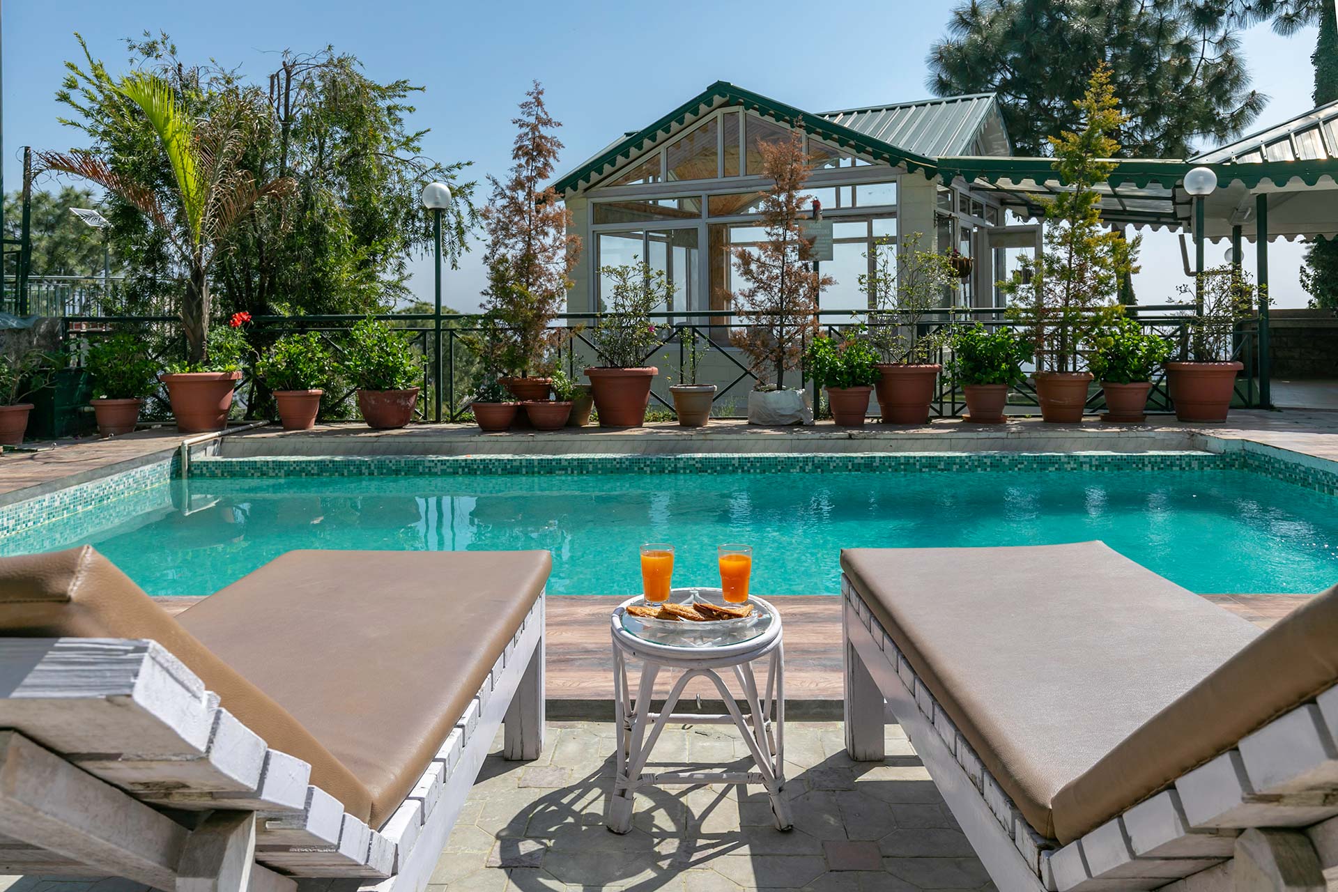 StayVista at 3 Rooms @ Villa Mountain Crest W/ Outdoor Pool - Tap to explore photos