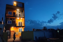 Orange and Grey Beach house