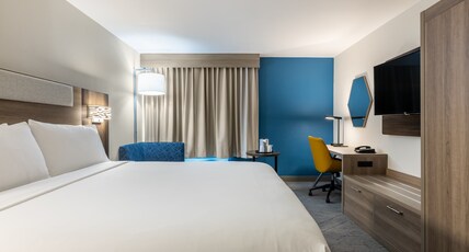 Holiday Inn Express Van Nuys Room Type - 1 King Standard Mobility Accessible Roll In Shower Holiday Inn Express Van Nuys Room Type - 1 King Standard Mobility Accessible Roll In Shower