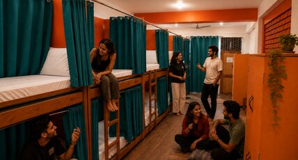 Loopin Mcleodganj Room Type - 10 Bed Mixed Dorm