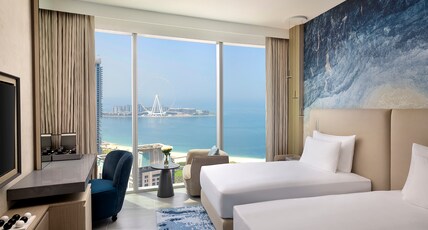 Ciel Dubai Marina, Vignette Collection by IHG Room Type - 2 Twin Premium Sea View