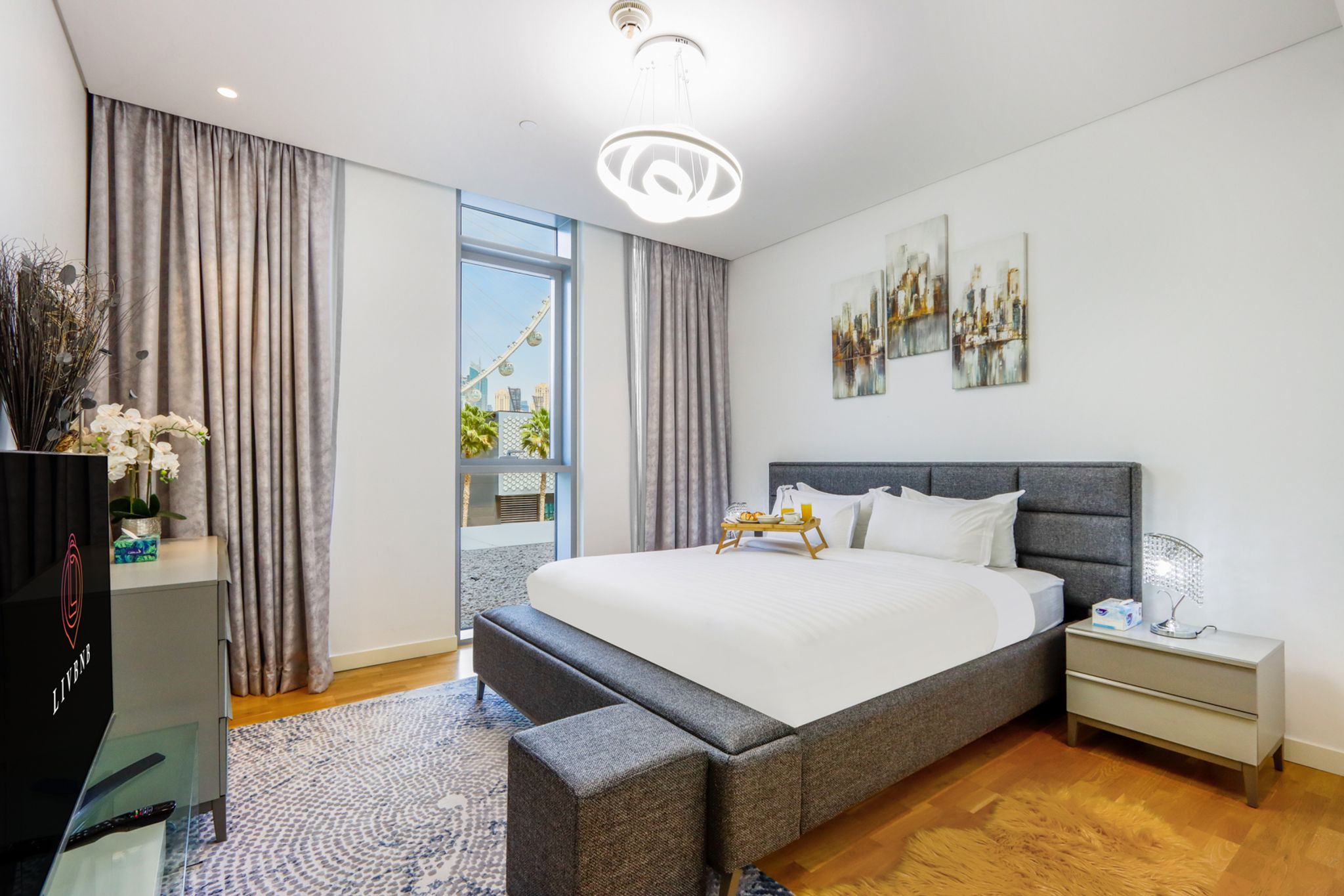 ELIVAAS Curated Upgraded 2BR | Near Shopping & Dining Hubs - Tap to explore photos
