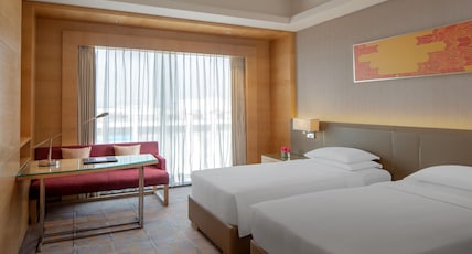Hyatt Regency Chandigarh, Elante Mall Room Type - 2 Twin Room with Bathtub & 15 percent Disc on F&B Hyatt Regency Chandigarh, Elante Mall Room Type - 2 Twin Room with Bathtub & 15 percent Disc on F&B