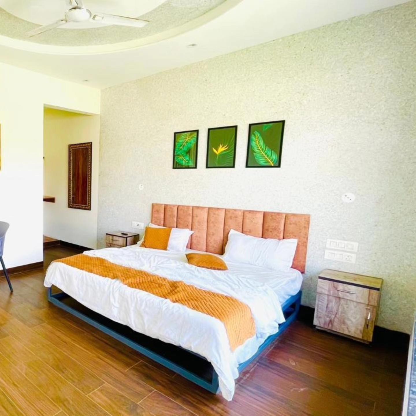 Farm Stay With Pool | 4BHK Private Farmhouse - Tap to explore photos