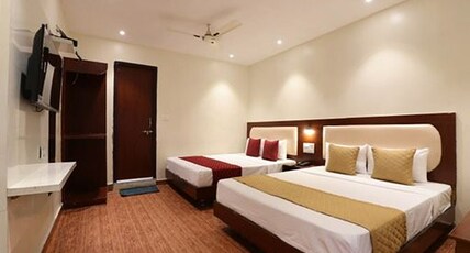 Hotel Amrit Near Old Delhi Railway Station. Room Type - Family Room AC