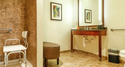 Best Western Rocky Mountain Lodge Room Type - Accessible - Suite King Bed, Mobility Accessible, Roll In Shower, Sofabed, Pet Friendly Room, Firepl Best Western Rocky Mountain Lodge Room Type - Accessible - Suite King Bed, Mobility Accessible, Roll In Shower, Sofabed, Pet Friendly Room, Firepl