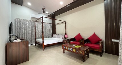 MPT Jungle Resort, Udaigiri Room Type - AC Deluxe Cottage (River View)