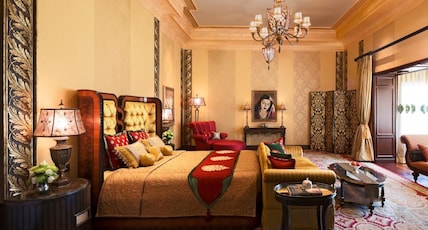 Rambagh Palace, Jaipur Room Type - Grand Royal 1 Bedroom Suite Garden View King Bed with Bathtub Rambagh Palace, Jaipur Room Type - Grand Royal 1 Bedroom Suite Garden View King Bed with Bathtub