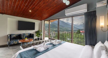 Echor Himalayan Aurum Manali Room Type - Premium Terrace Room With Balcony (Mountain View)
