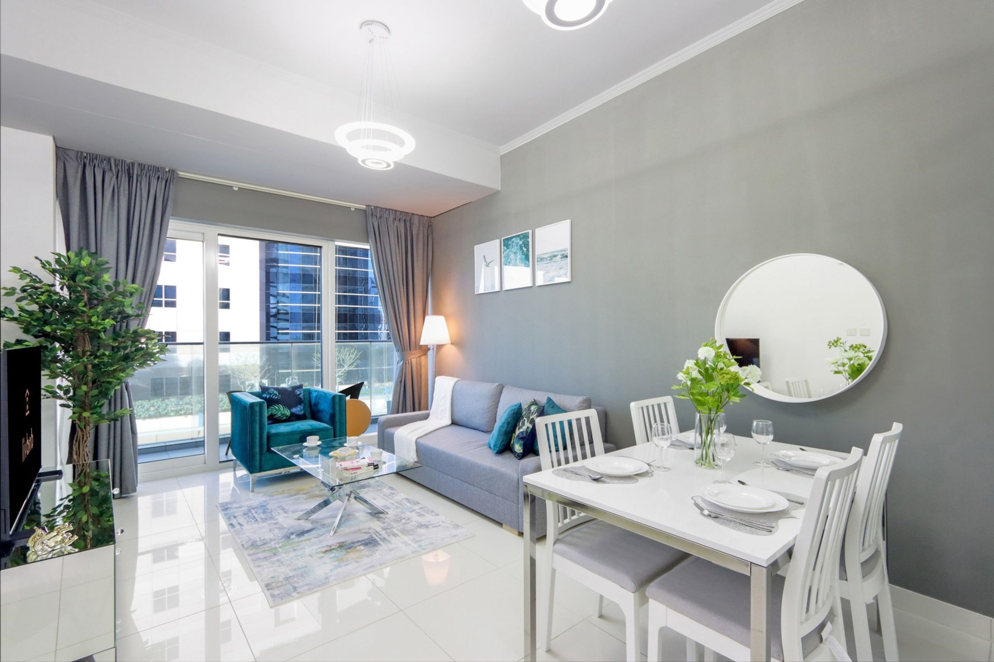 ELIVAAS Curated 1BR with Balcony, Steps from JBR & Marina Walk - Tap to explore photos