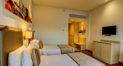 Vivanta Pune, Hinjawadi Room Type - Deluxe Room Twin Bed City View