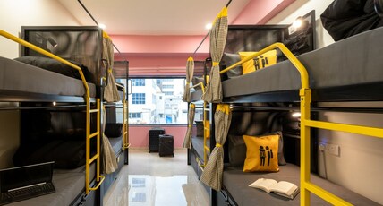 The Hosteller Jaipur, MI Road Room Type - Bed in 8 Bed Mixed Dormitory with Fort View