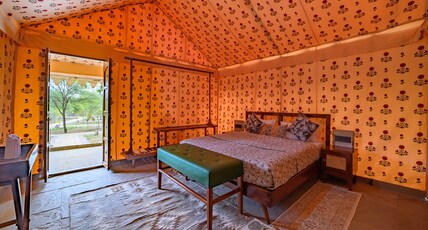 The Beehad Sariska Room Type - Luxury Tent with Private Sit-out