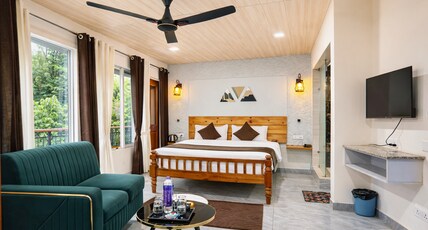 Four Farms - Best Resort In Nainital For Family Room Type - Premium Deluxe with Balcony