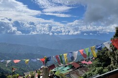 Tibet Homestay Panoramic tea garden view