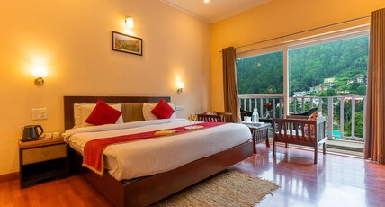 Hotel Vista, Bhowali, Nainital - Vegetarian Room Type - Diamond Room (Mountain View)