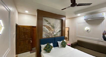 Hotel Sunshine Madhai Room Type - Deluxe AC 4 Bed (Riverview)