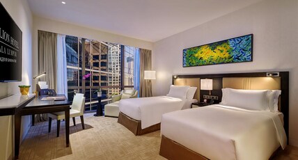 Pavilion Hotel Kuala Lumpur Managed by Banyan Tree Room Type - Courtyard Oasis Twin Pavilion Hotel Kuala Lumpur Managed by Banyan Tree Room Type - Courtyard Oasis Twin