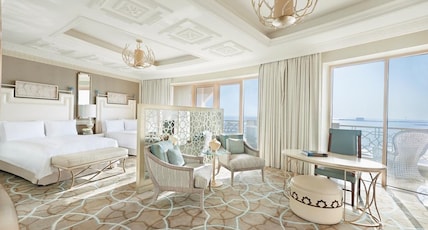Waldorf Astoria Ras Al Khaimah by Hilton Room Type - Two Queen Beds Premier Ocean View Room Waldorf Astoria Ras Al Khaimah by Hilton Room Type - Two Queen Beds Premier Ocean View Room