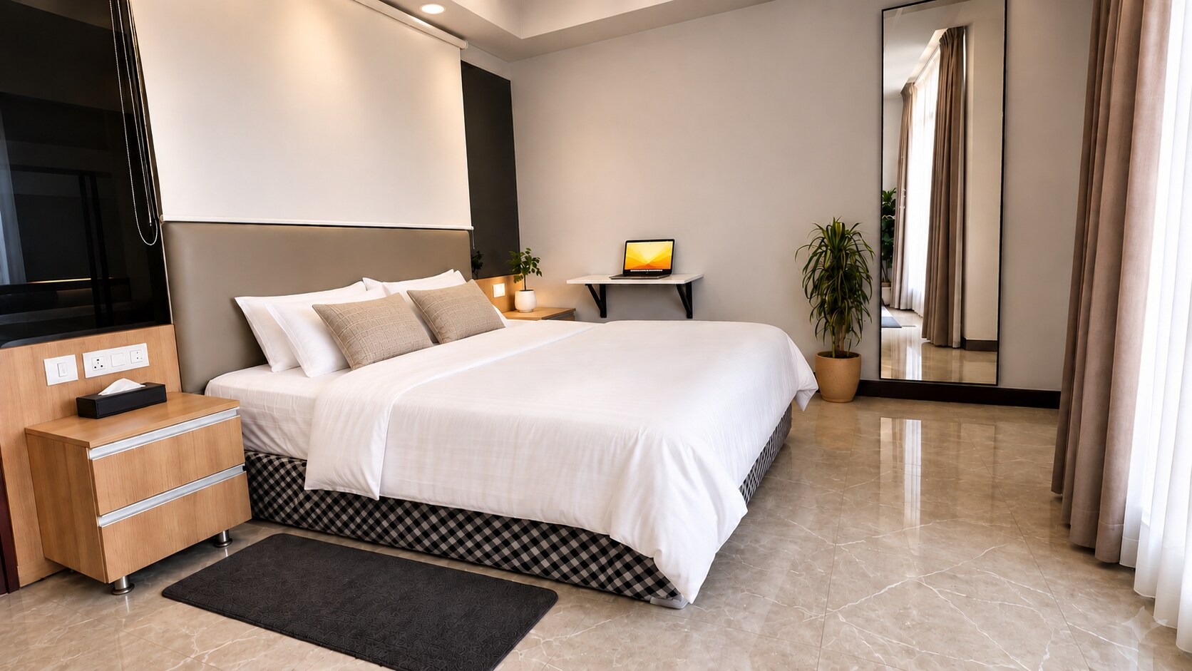Fun Cozy Studio Apartment Mall View Fast Wifi Free Parking - Tap to explore photos