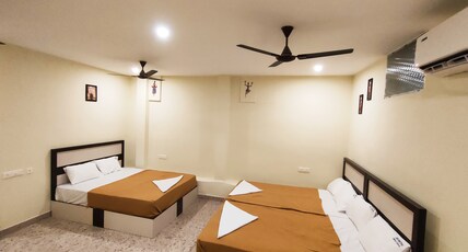 Sri Rathna Temple view INN Room Type - Deluxe Family Room