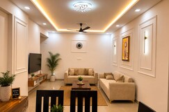 Rooms of Premium Aura Stays Peaceful 3BHK Luxury Retreat