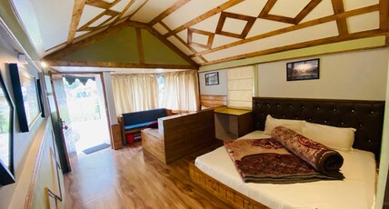 Kasol Camps | Huts & Cottages Room Type - Premium Wooden Huts