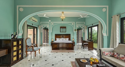Shahpura Gandharva Retreat Sariska Room Type - Luxury Cottage with Plunge Pool or Jacuzzi Shahpura Gandharva Retreat Sariska Room Type - Luxury Cottage with Plunge Pool or Jacuzzi
