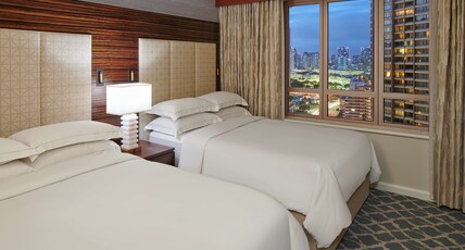 Grand Waikikian by Hilton Grand Vacations Room Type - 1 BDRM 2DBL CITY VIEW STE