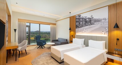 Radisson Blu Hotel, Miraj Stadium Nathdwara Udaipur Room Type - Deluxe Room with Hill View
