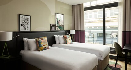 Hotel Indigo NEWCASTLE  Room Type - 2 Twin Standard Furnished Balcony