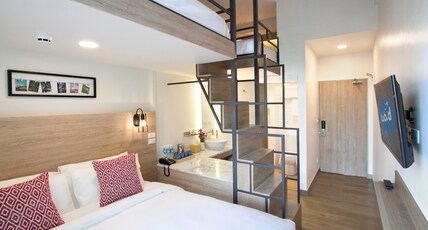 Lub d Manila Makati Room Type - Barkada Quad King - Quadruple King Room