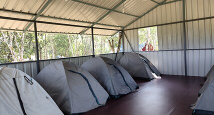 Clay Club Camping Room Type - Damo Tent Upper Floor