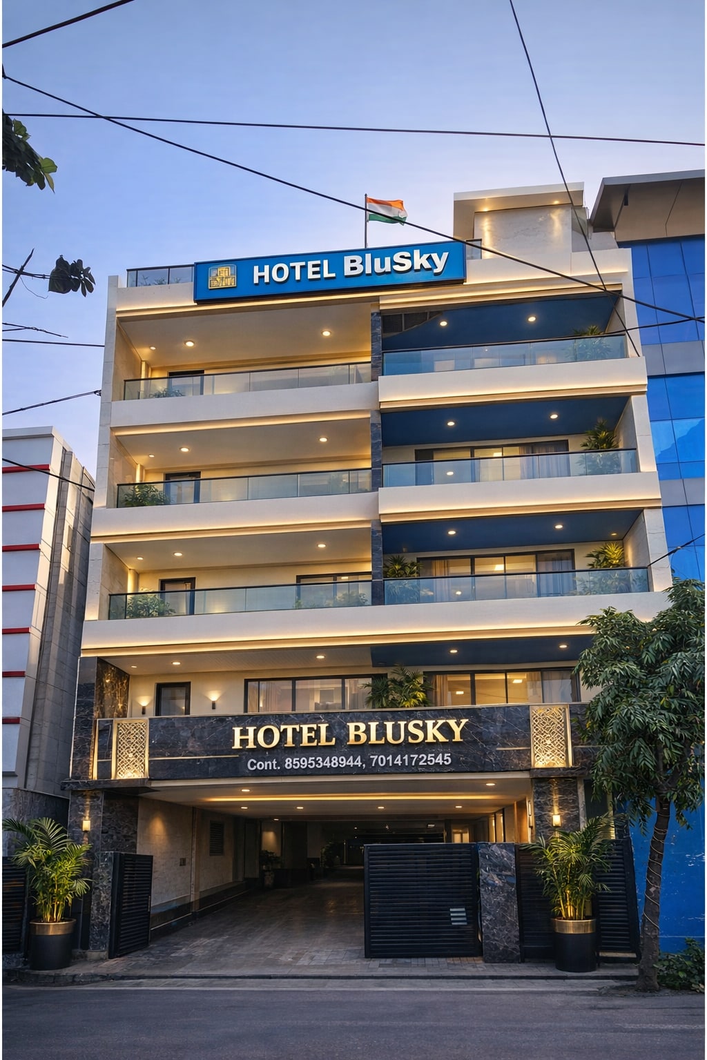 Hotel Blu Sky AnandVihar Delhi - Tap to explore photos