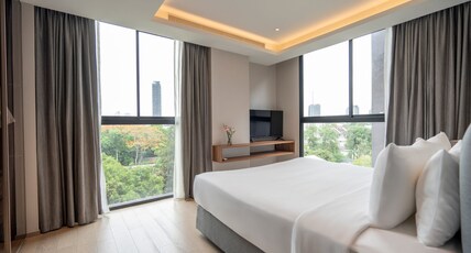 Walton Suites Sukhumvit Room Type - Corner Suite One Bedroom Walton Suites Sukhumvit Room Type - Corner Suite One Bedroom