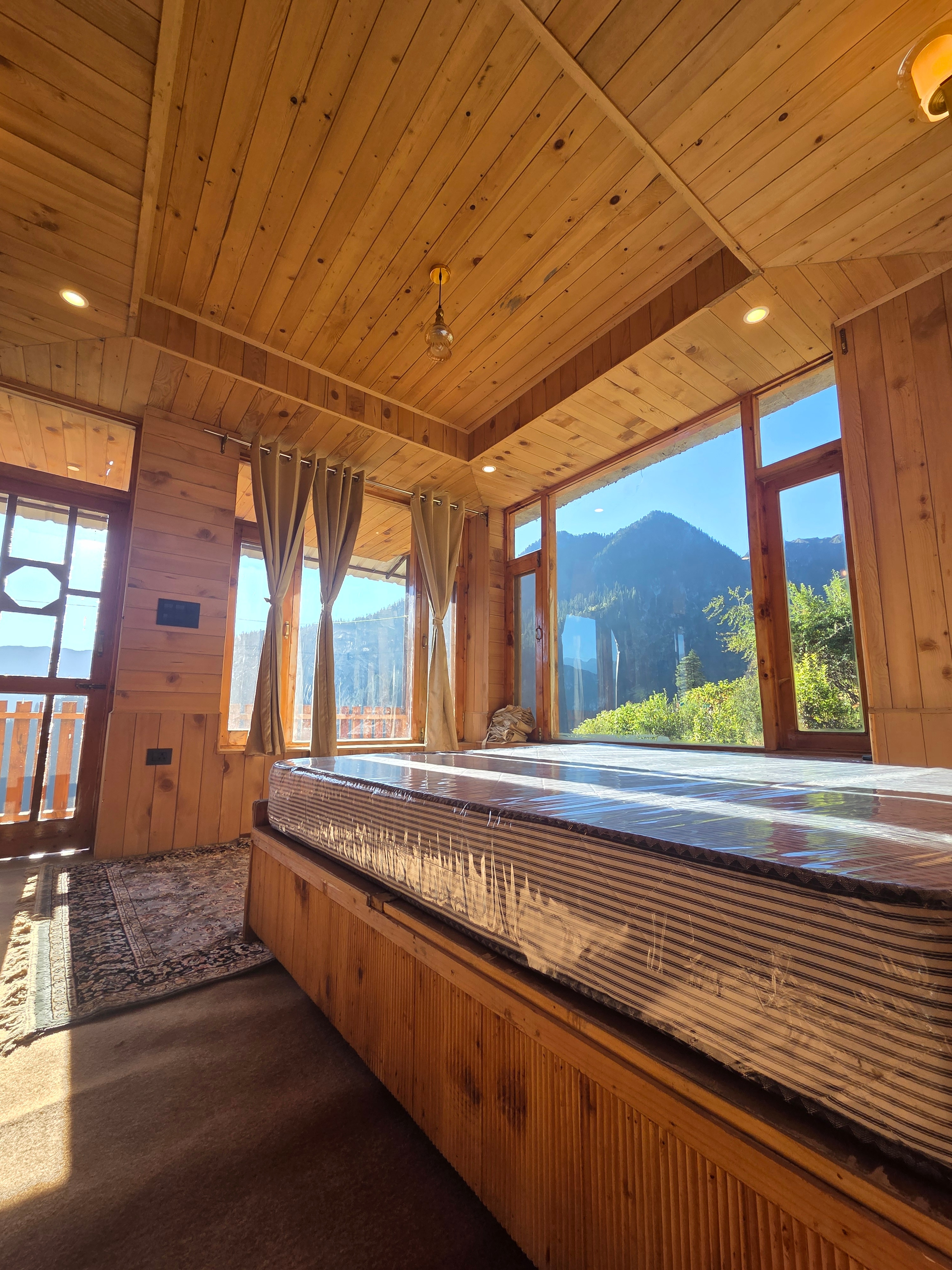 The Tirthan Valley Wooden House - Tap to explore photos