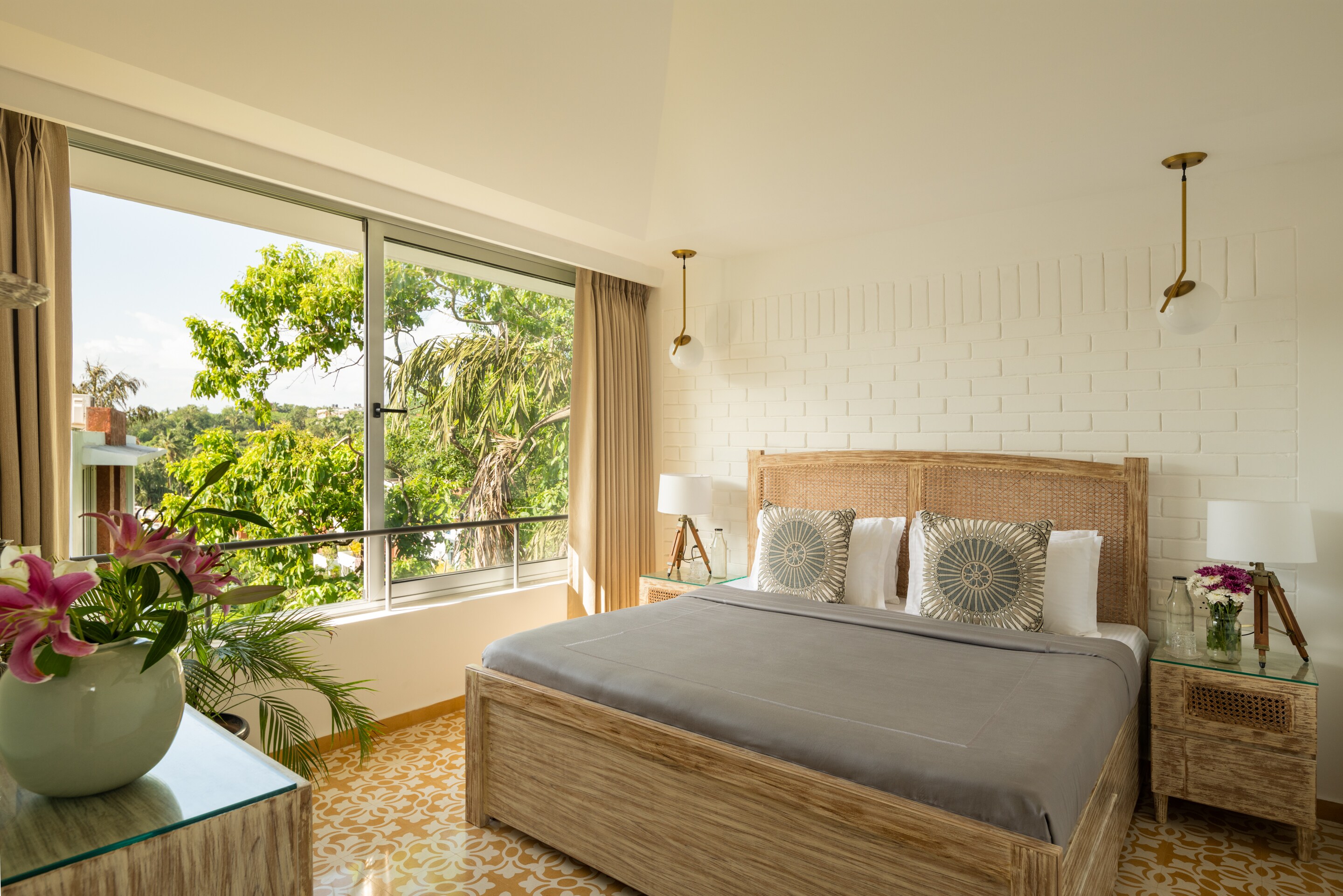 El Sereno - 2 BHK at Vagator by The Blue Kite (201) - Tap to explore photos