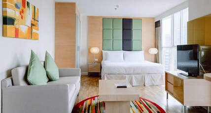 Urbana Langsuan, Bangkok Room Type - Studio with Balcony