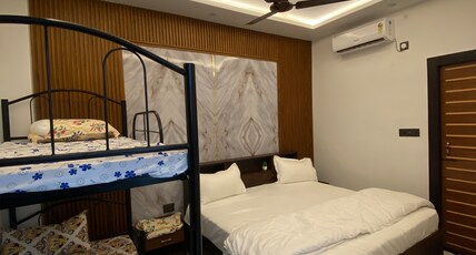 Shri Premanand Dham Naimisharanya Room Type - Premium Quad King Room