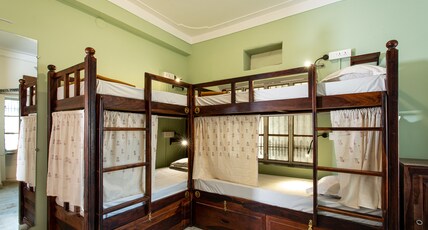 Hostel Mantra Udaipur Room Type - Bed in 4 Bed AC Mixed Dorm with Attached Bathroom