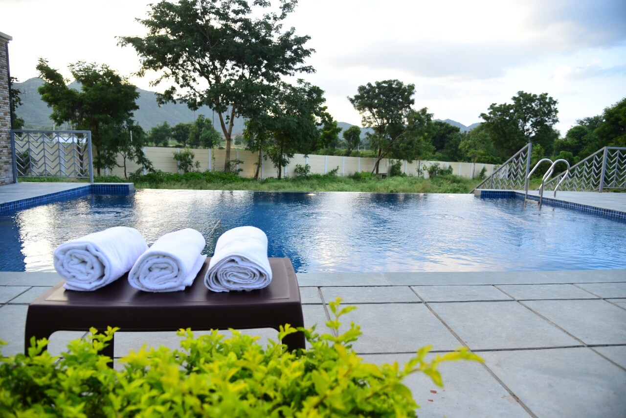 The Q Villa | 3 BHK Pool Villa - Tap to explore photos