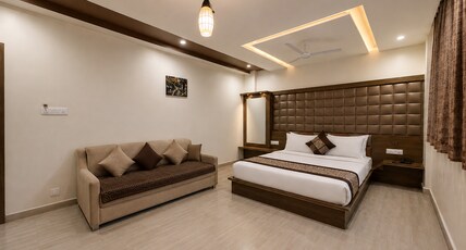 HILTAN INN SOMNATH Room Type - Deluxe Room With Road&Nature View HILTAN INN SOMNATH Room Type - Deluxe Room With Road&Nature View